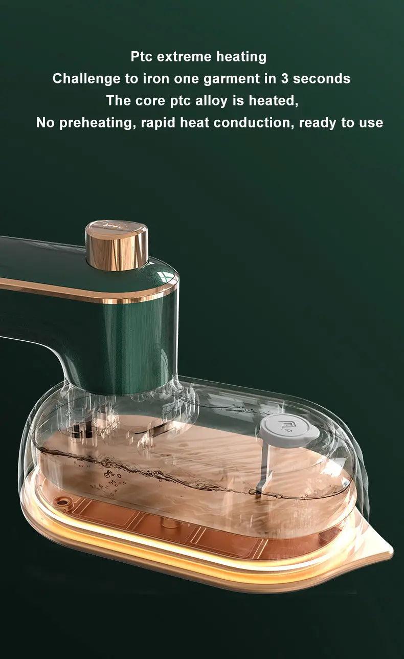 LuxeSteam™ | Portable Micro-Iron & Garment Steamer