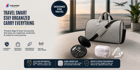 Shop CHICAMOR Collection in the USA: Travel Bags, Wallets & Everyday Essentials