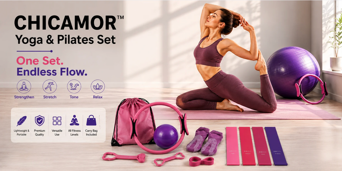 How a 13-Piece Yoga & Pilates Set Can Transform Your Home Workout Routine