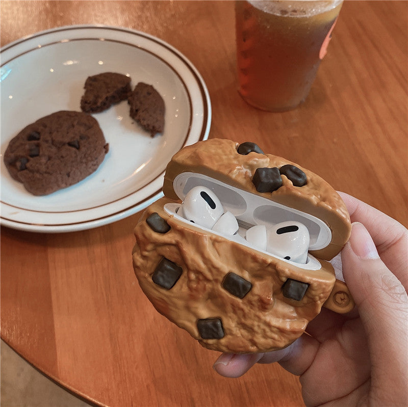 Chocolate chip cookie AirPods case