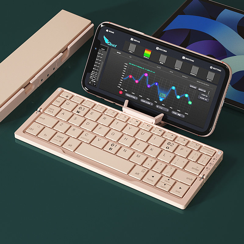 Pink Portable Tablet Keyboard