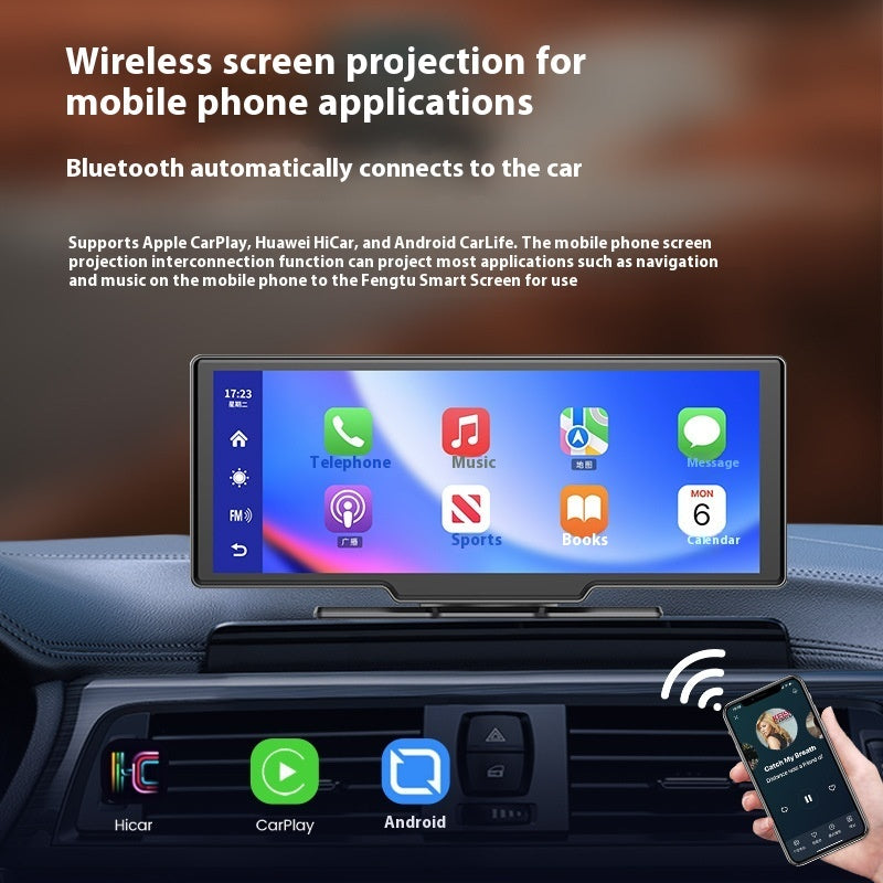 Portable Wireless CarPlay Screen