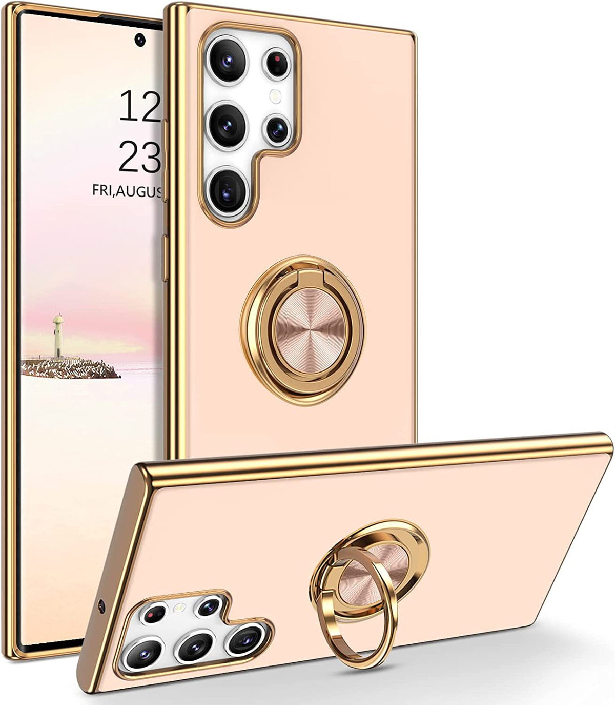 Cherry Blossom Phone Case With Stand & Ring Holder