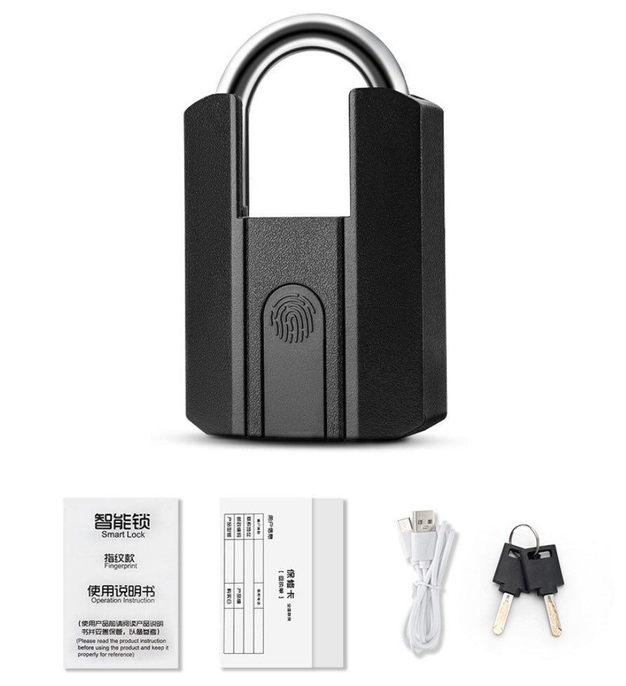 TitanGuard X™ | Outdoor Waterproof Fingerprint Lock (Anti-Rust Smart Security)