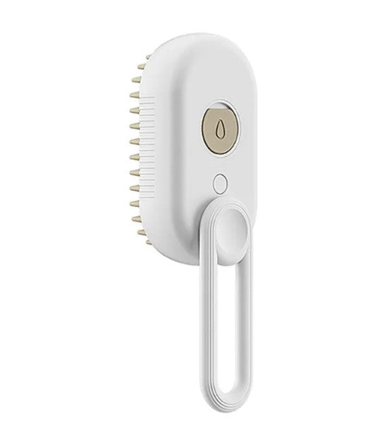 2-in-1 Pet Steam Brush & Deshedding Tool