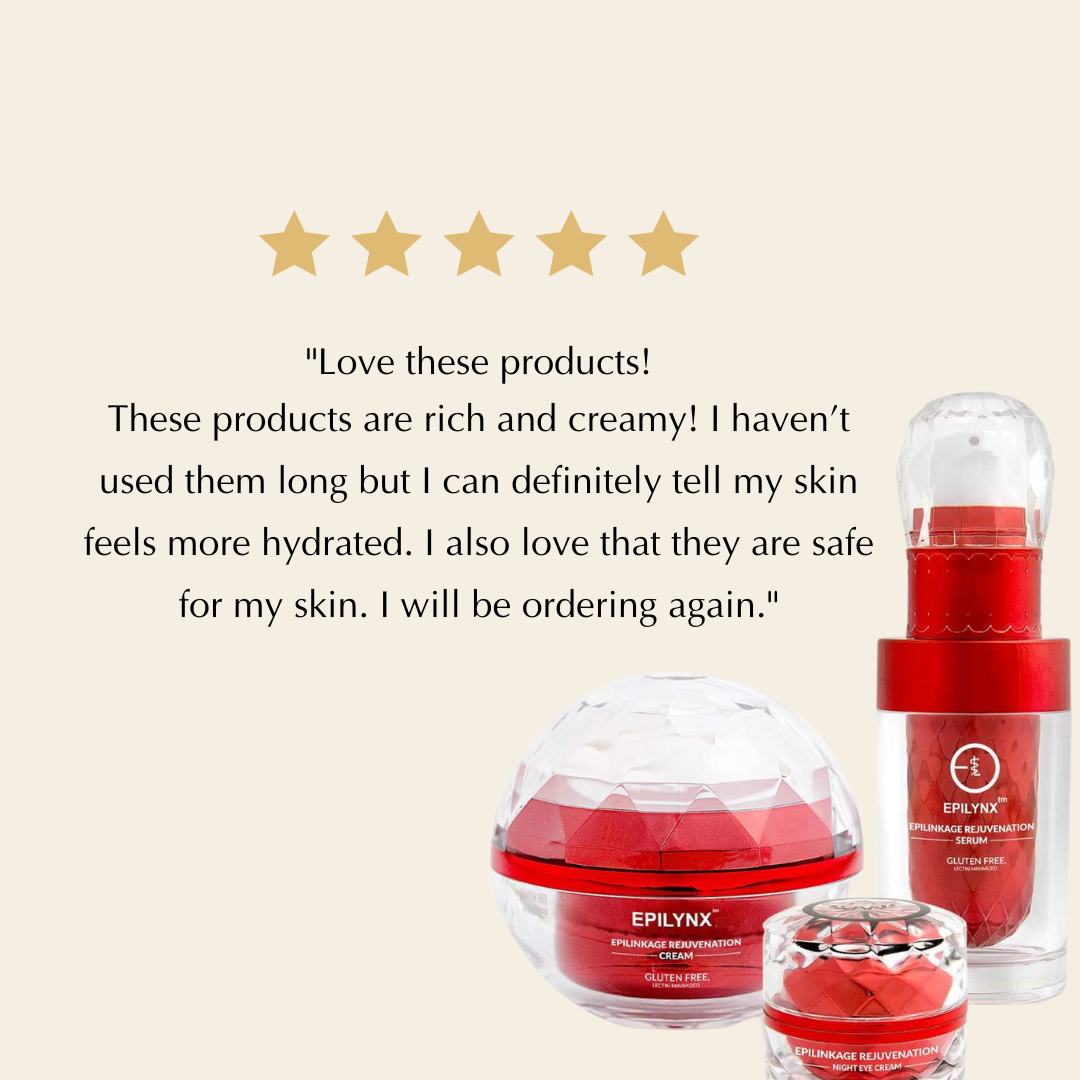 Five-star customer review beside the EpiLynx set