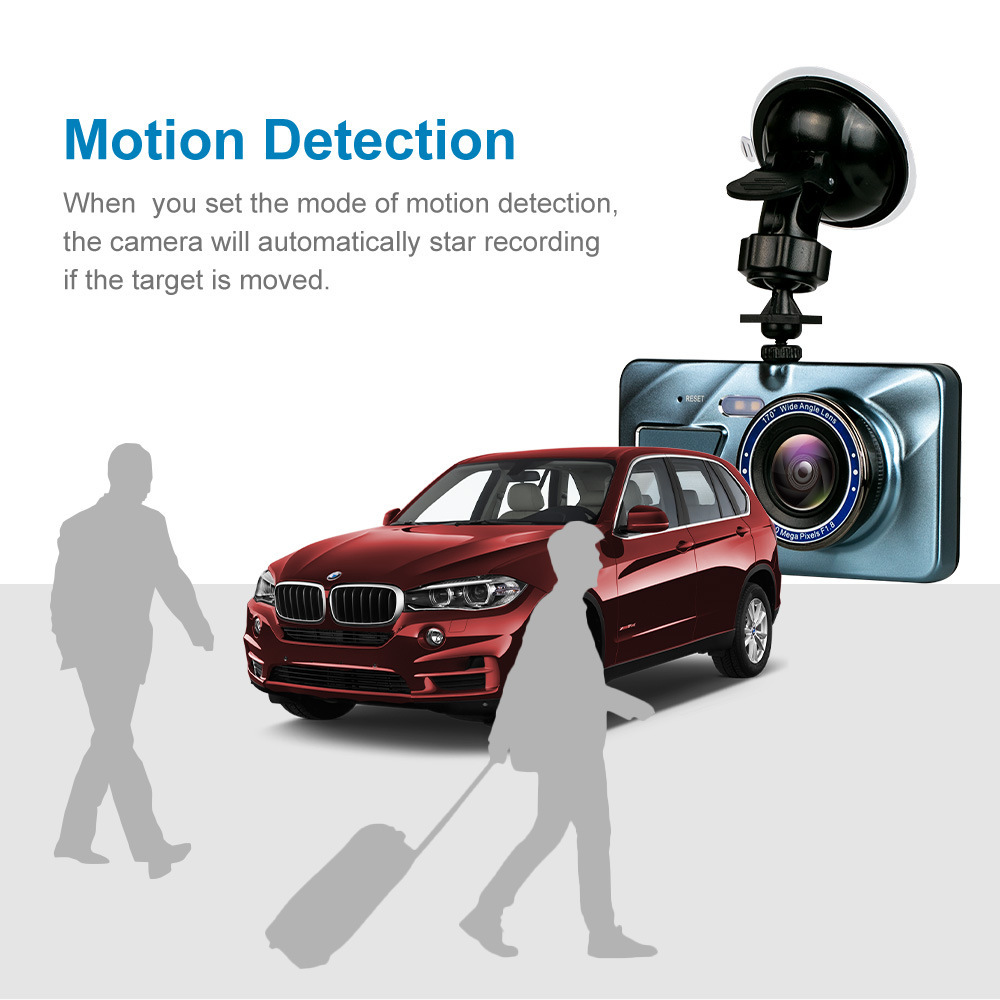 Motion detection feature for dash cam