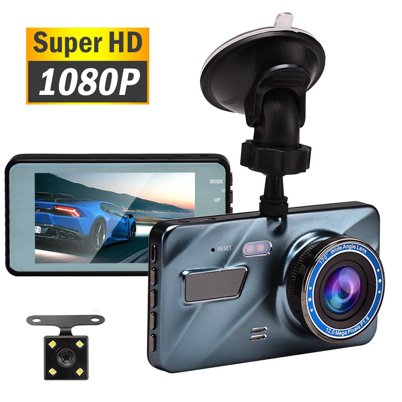 1080P dash cam with rear camera