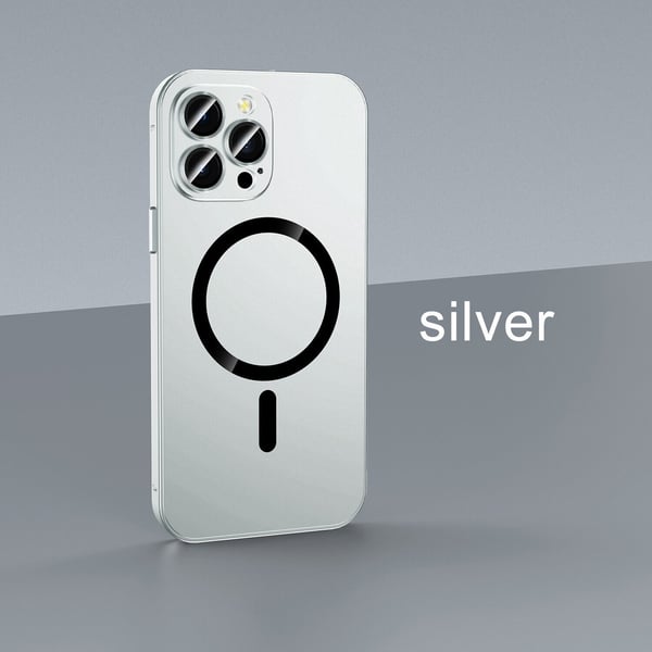 Premium Aluminum Alloy Frame Glass Protective Phone Case