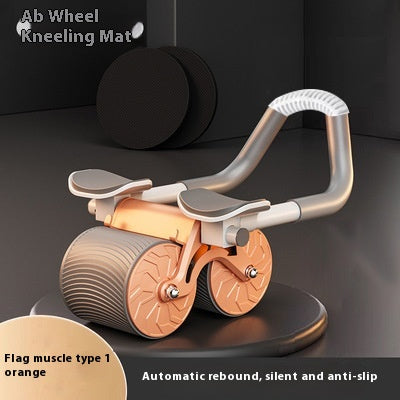 Automatic Rebound Abdominal Wheel - Smart Core Strength Trainer for Home Fitness