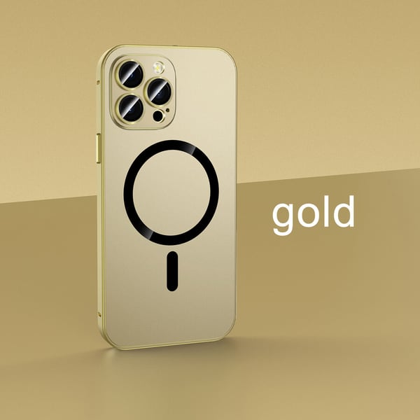 Premium Aluminum Alloy Frame Glass Protective Phone Case