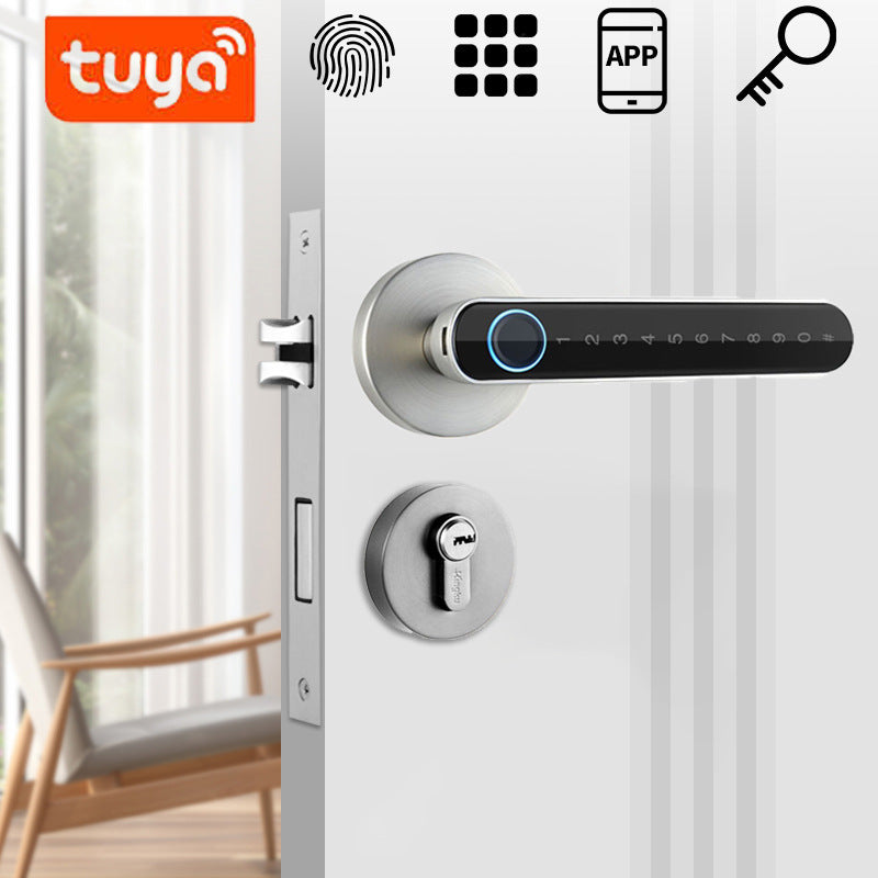 Fingerprint Smart Door Lock with Handle
