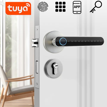 Fingerprint Smart Door Lock with Handle