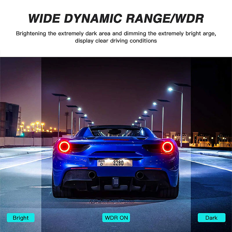 WDR feature: sports car at night