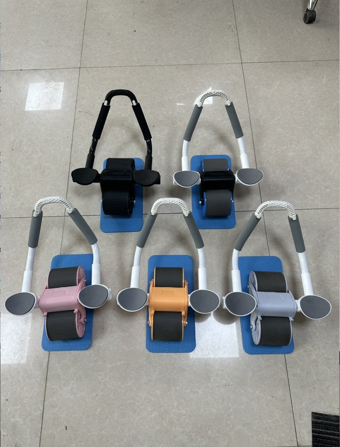 Automatic Rebound Abdominal Wheel - Smart Core Strength Trainer for Home Fitness