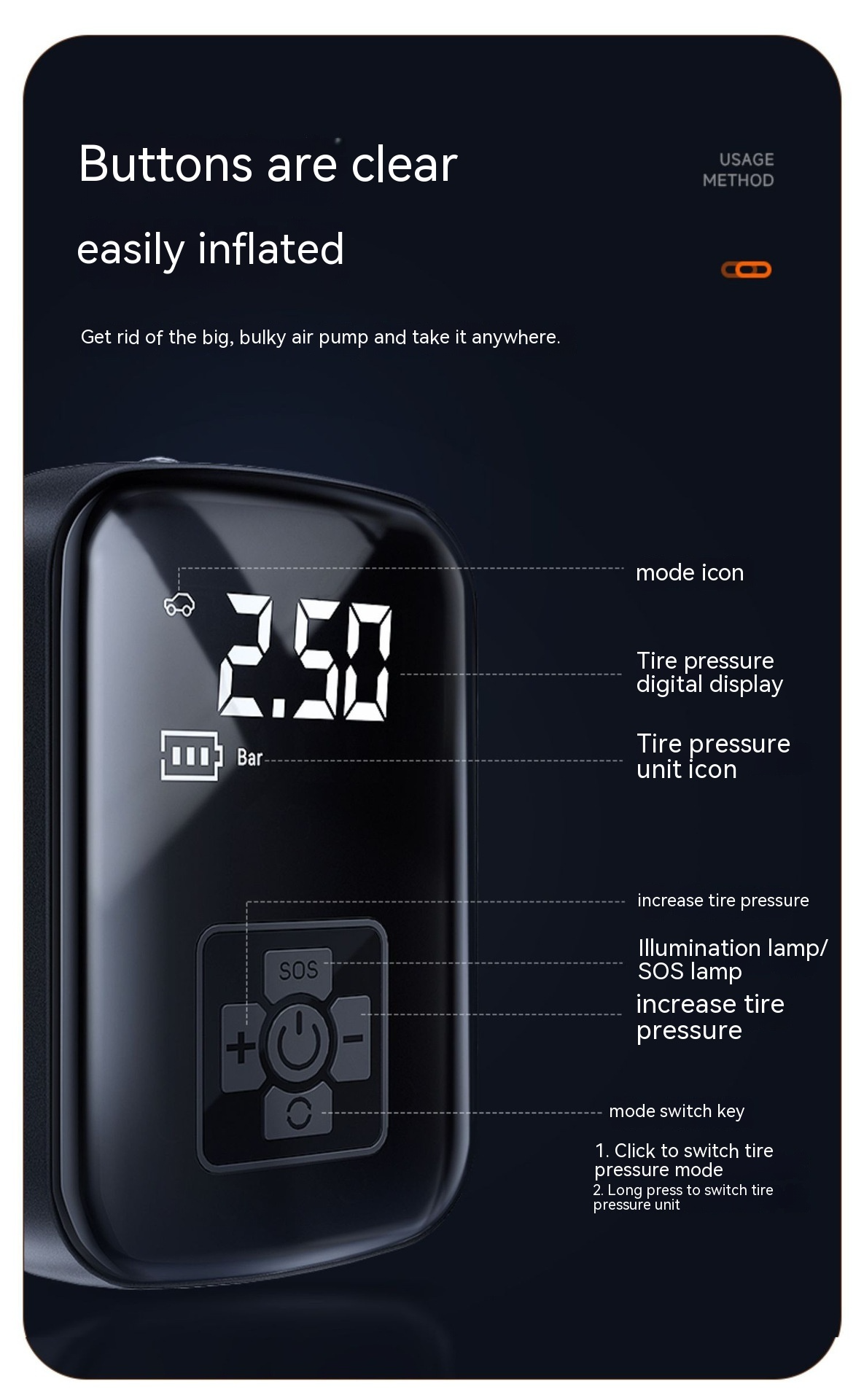 AirGo™ Smart Inflator