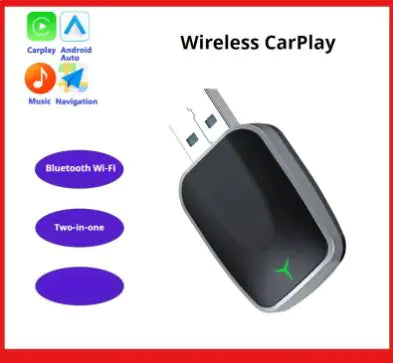 Wireless CarPlay adapter with USB plug