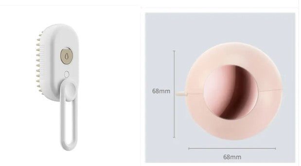 2-in-1 Pet Steam Brush & Deshedding Tool