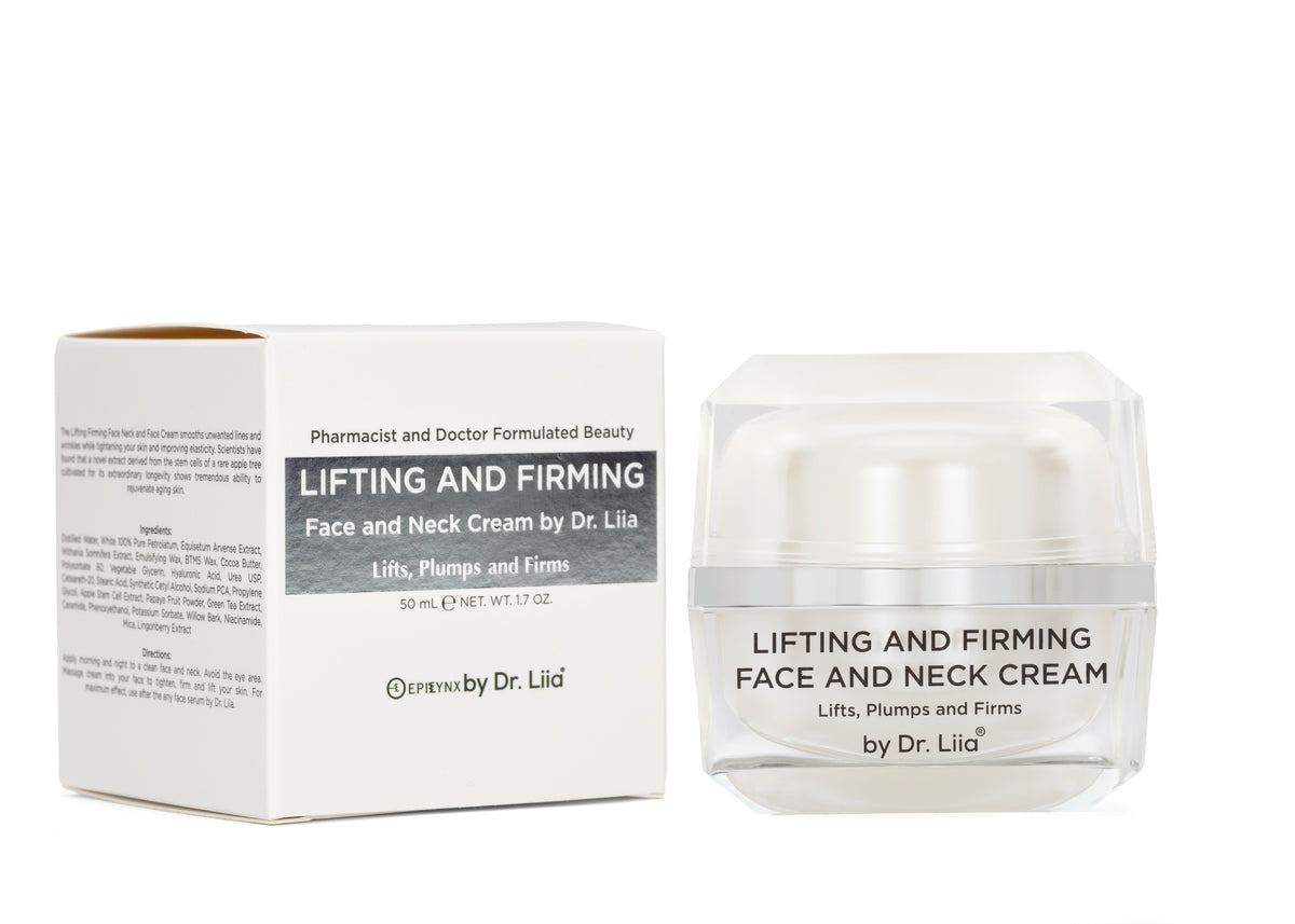 Cream jar beside its white retail box