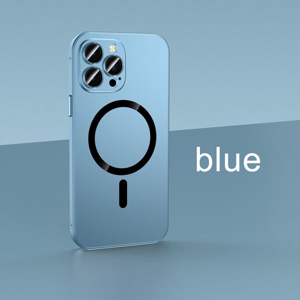 Premium Aluminum Alloy Frame Glass Protective Phone Case