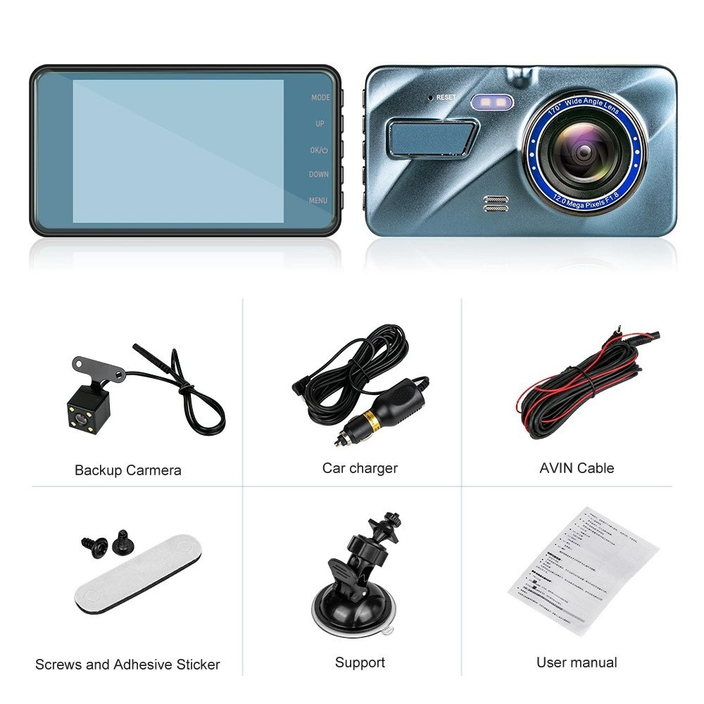Dash cam kit package