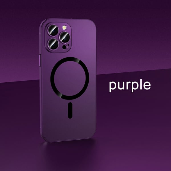 Premium Aluminum Alloy Frame Glass Protective Phone Case